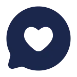 Chat Round Like SVG Icon